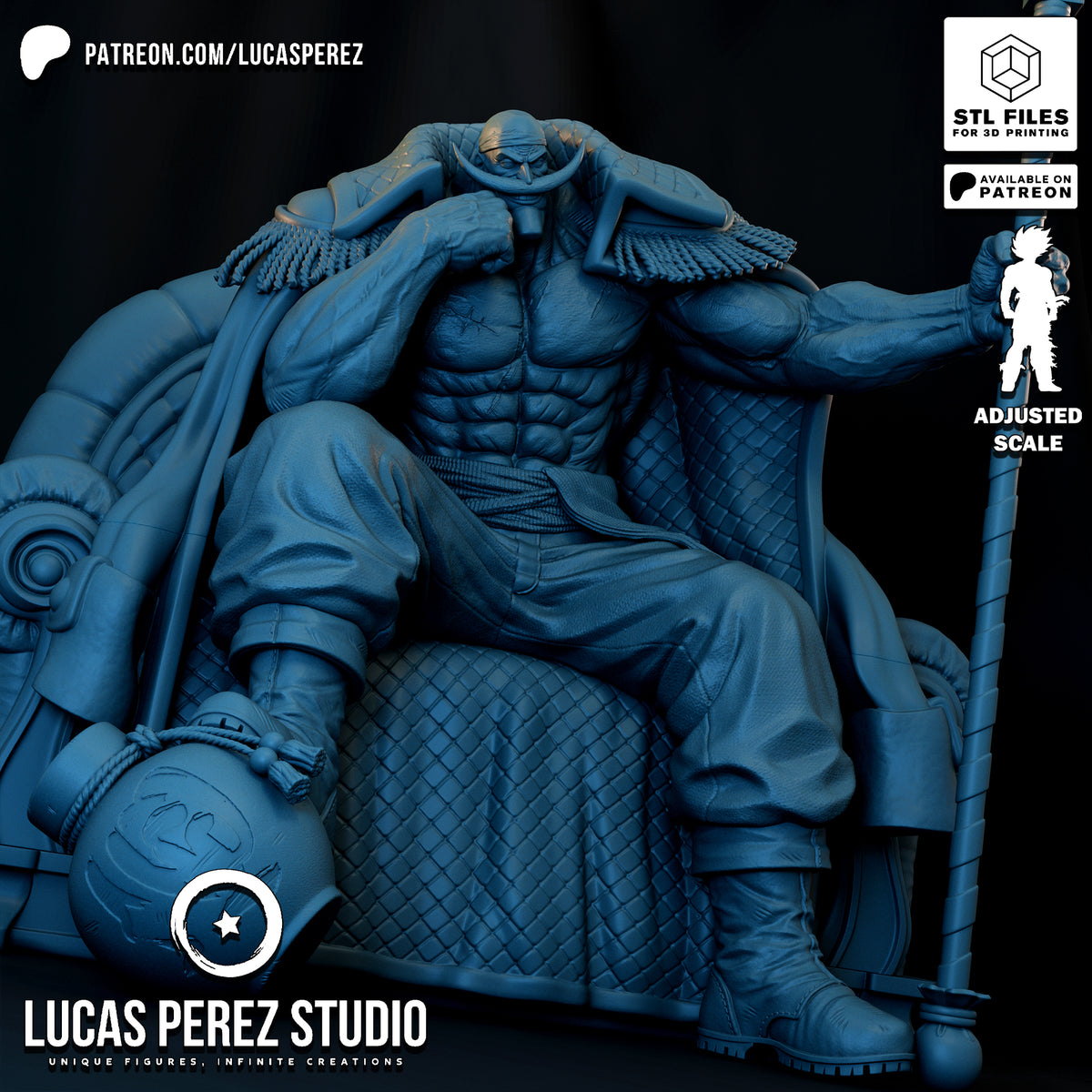 2171 Edward Newgate_One Piece - STL 3D Print Files