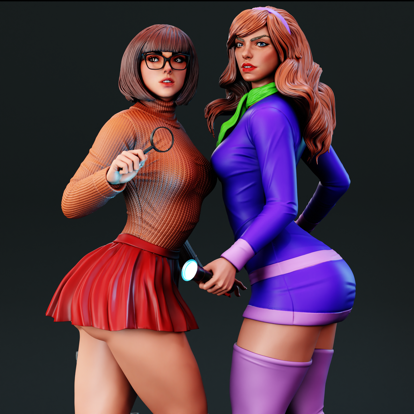 0213 Daphne_and_Velma - STL 3D Print Files