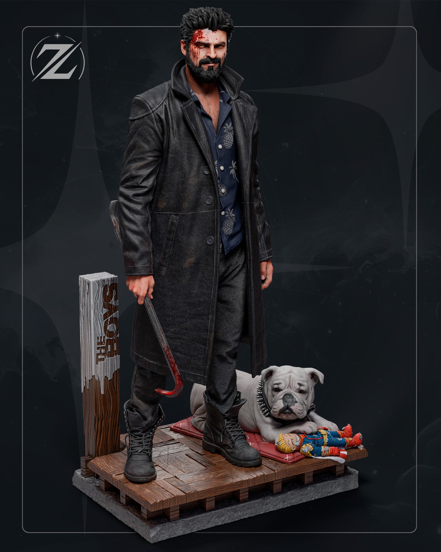 1428 Billy Butcher_The Boys - STL 3D Print Files