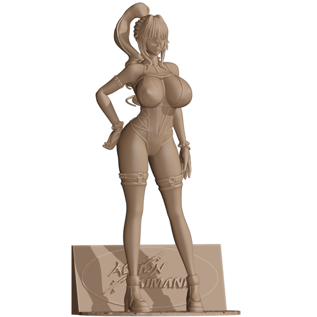 1825 Uehara Rin_Action Taimanin - STL 3D Print Files