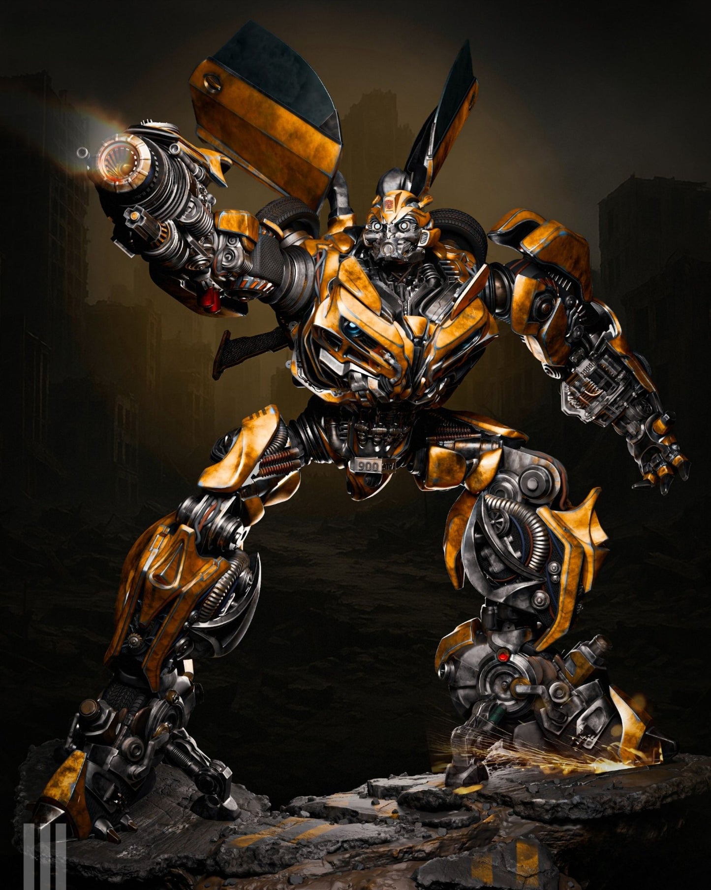 0506 Bumblebee - Transformers (4032) - STL 3D Print Files