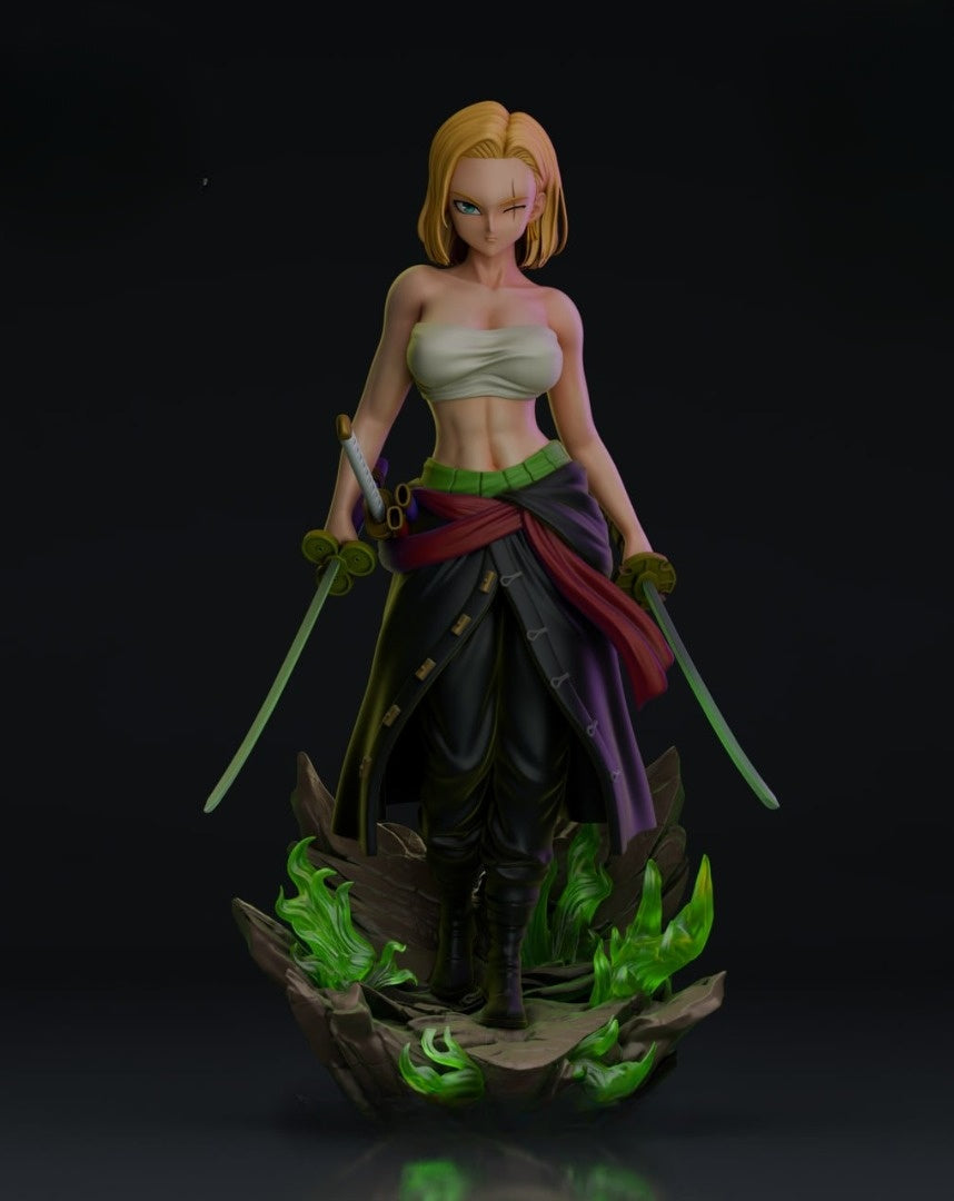1148 Android 18 vs Zoro - STL 3D Print Files