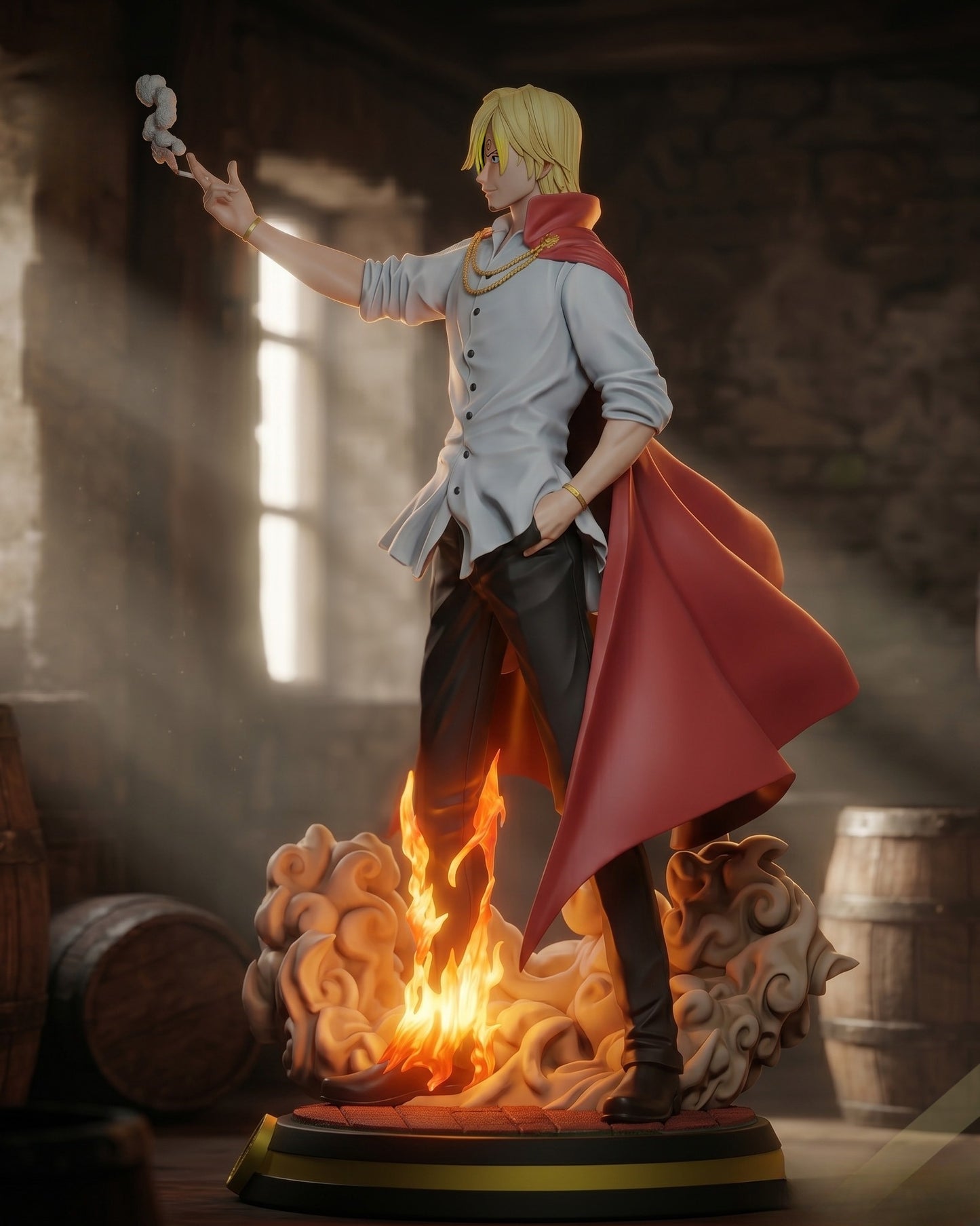 1230 Sanji_One Piece - STL 3D Print File