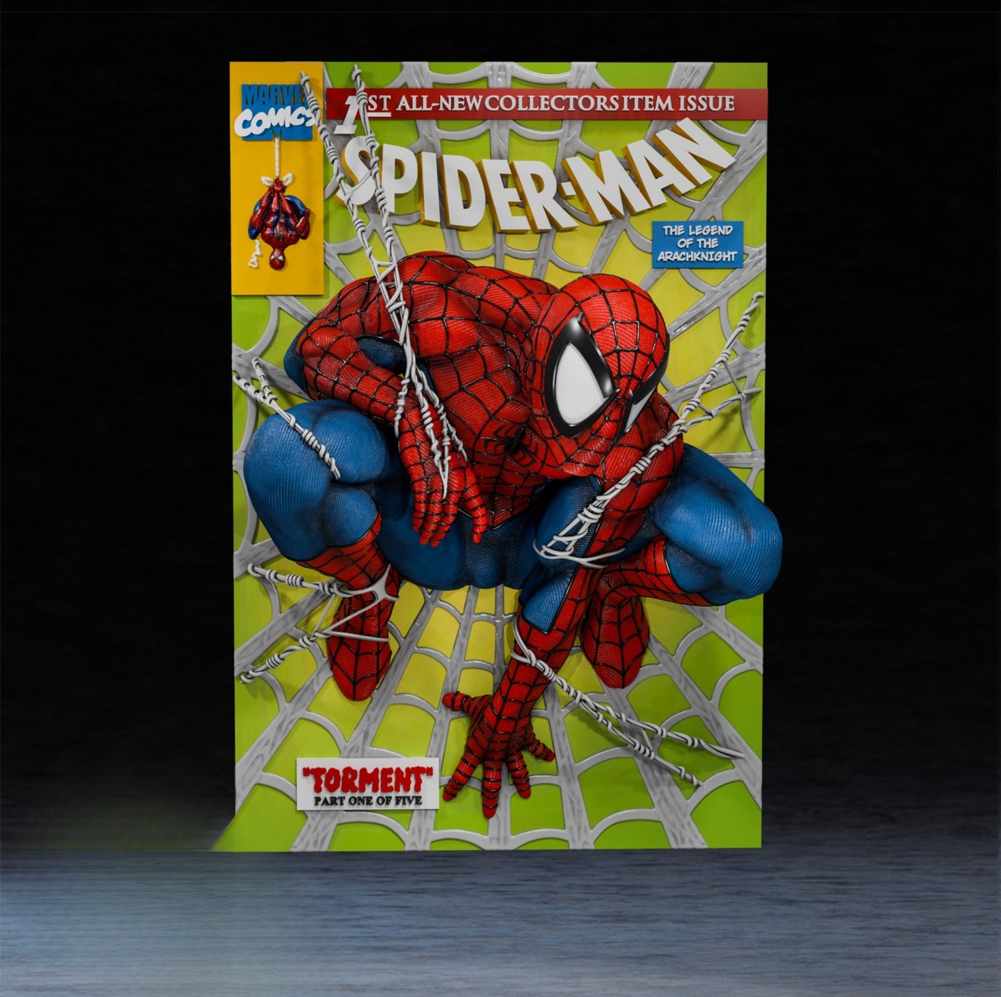 1422 Spiderman Concert Poster - STL 3D Print Files
