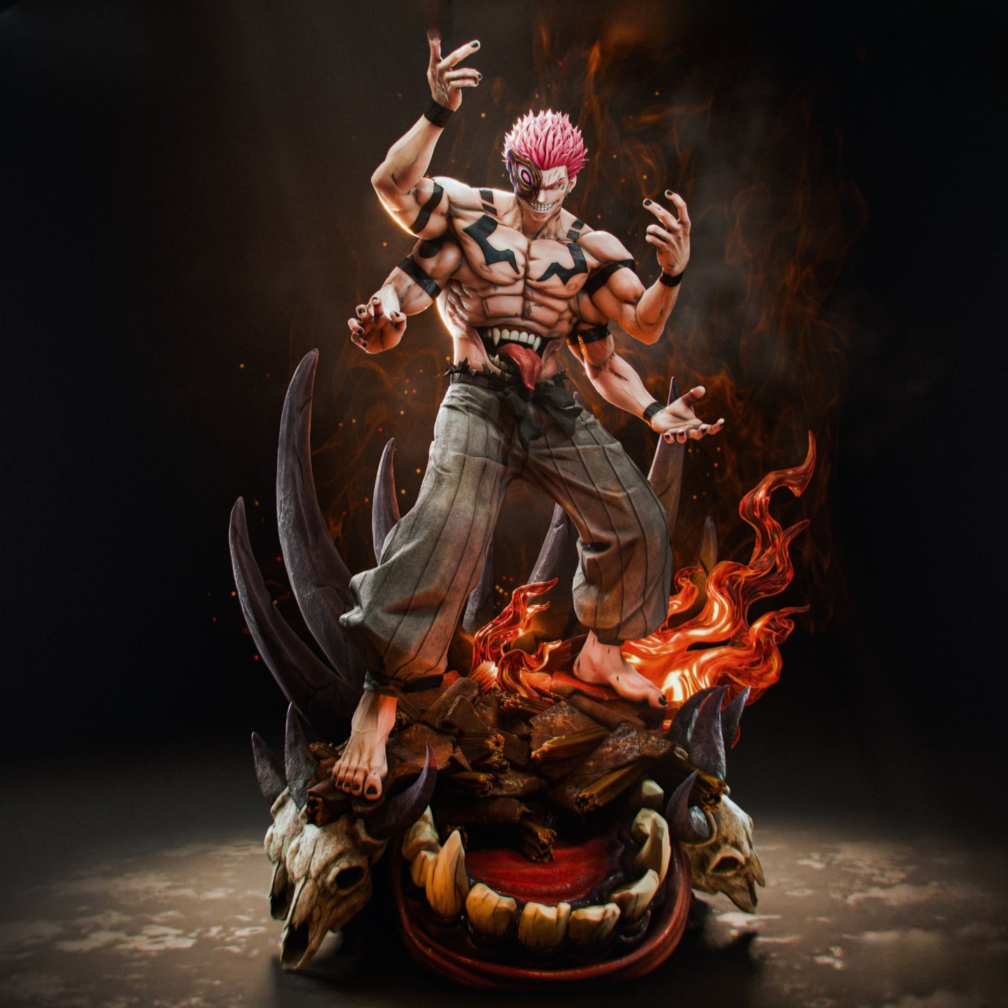 1519 Jujutsu Kaisen_Ryomen Sukuna - STL 3D Print Files