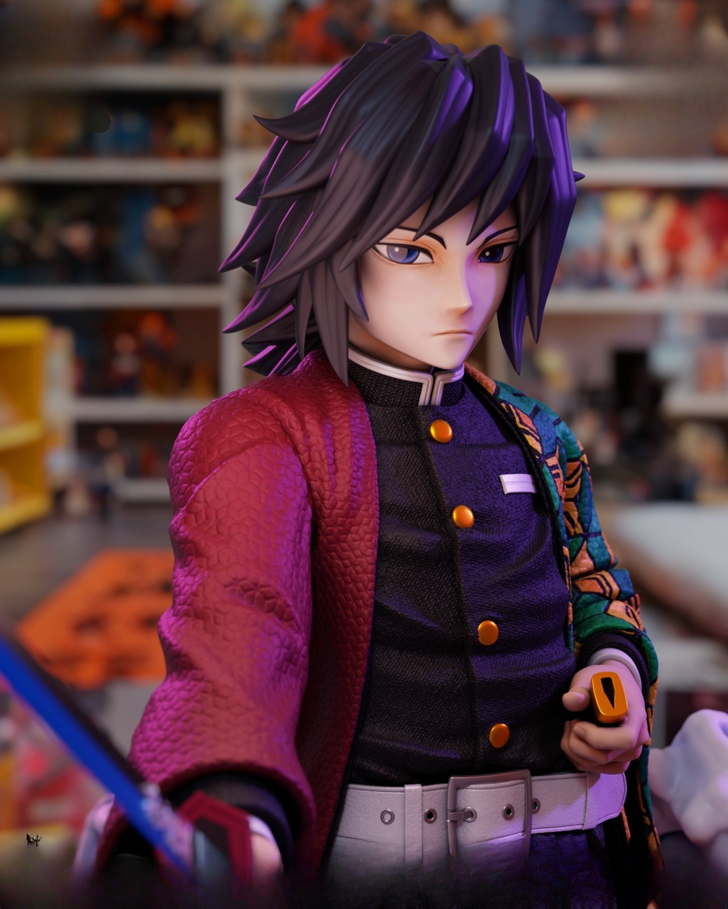 1583 Giyu Tomioka_Demon Slayer - STL 3D Print Files