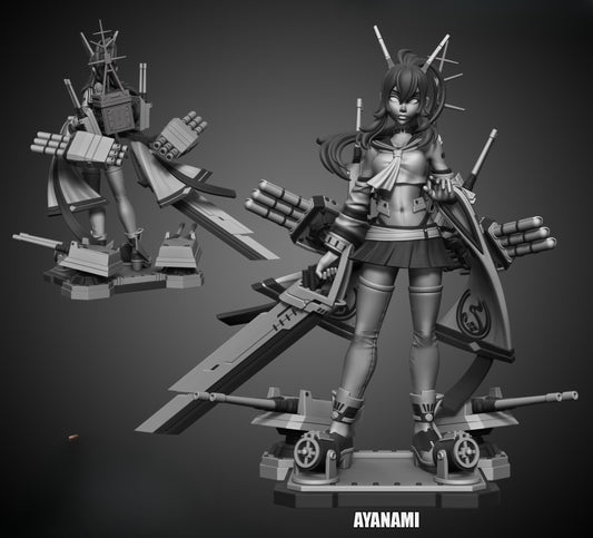 1155 Ayanami_Azur Lane - STL 3D Print Files