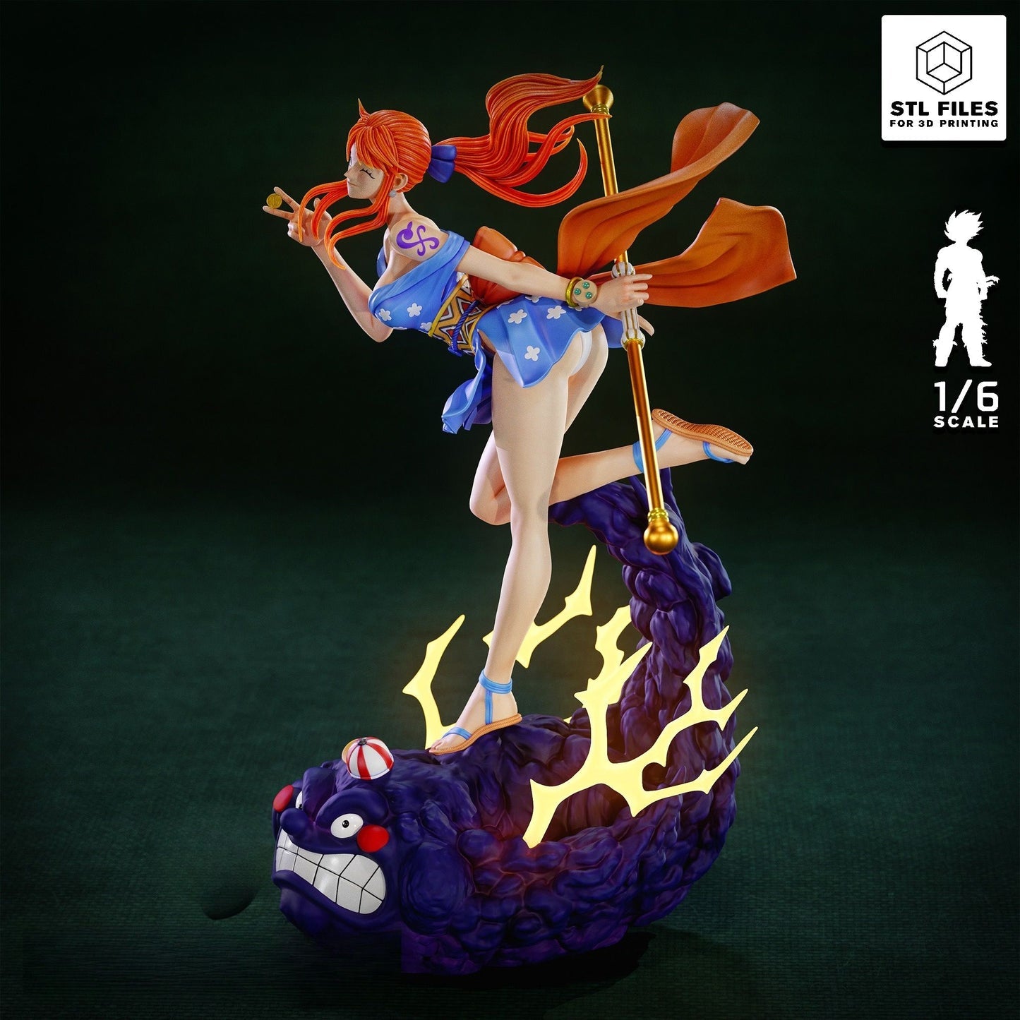 0904 Nami - One Piece (4137) - STL 3D Print Files