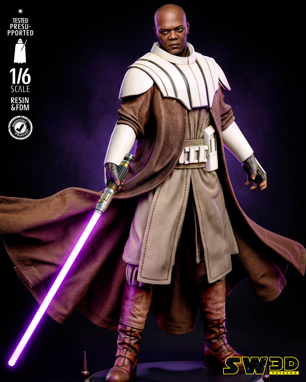 2125 Mace Windu_Star Wars - STL 3D Print Files