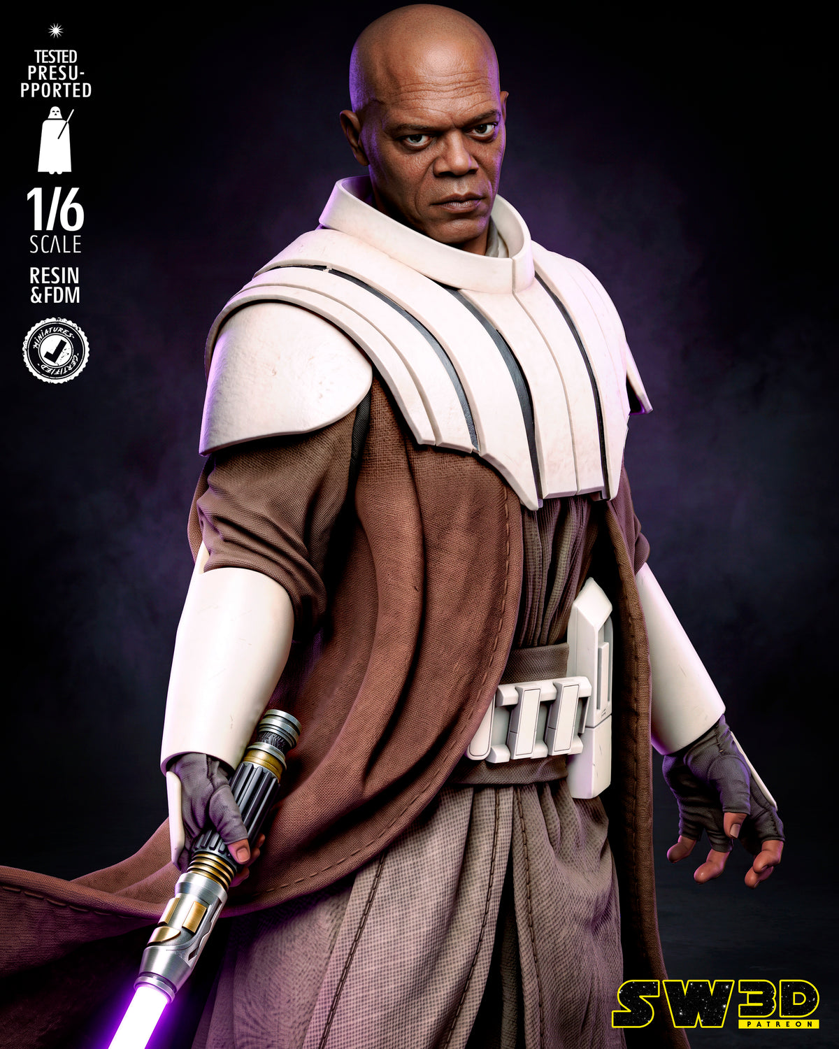 2125 Mace Windu_Star Wars - STL 3D Print Files