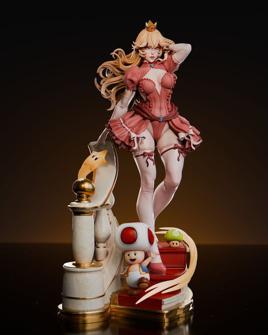 0593 Princess Peach - STL 3D Print Files
