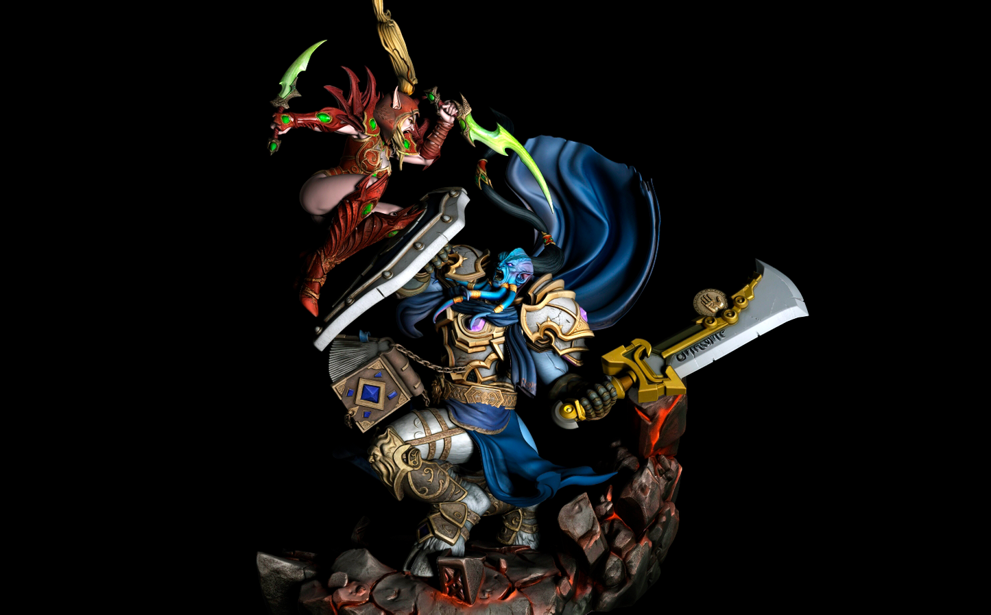 1296 Vindicator Maraad_Valeera Sanguinar - STL 3D Print File