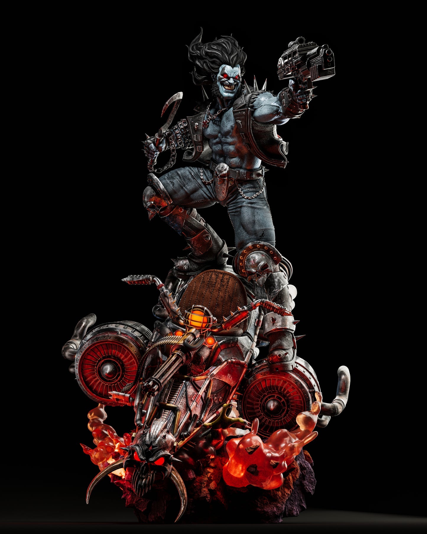 0988 Lobo - DC Comics (2351) - STL 3D Print Files