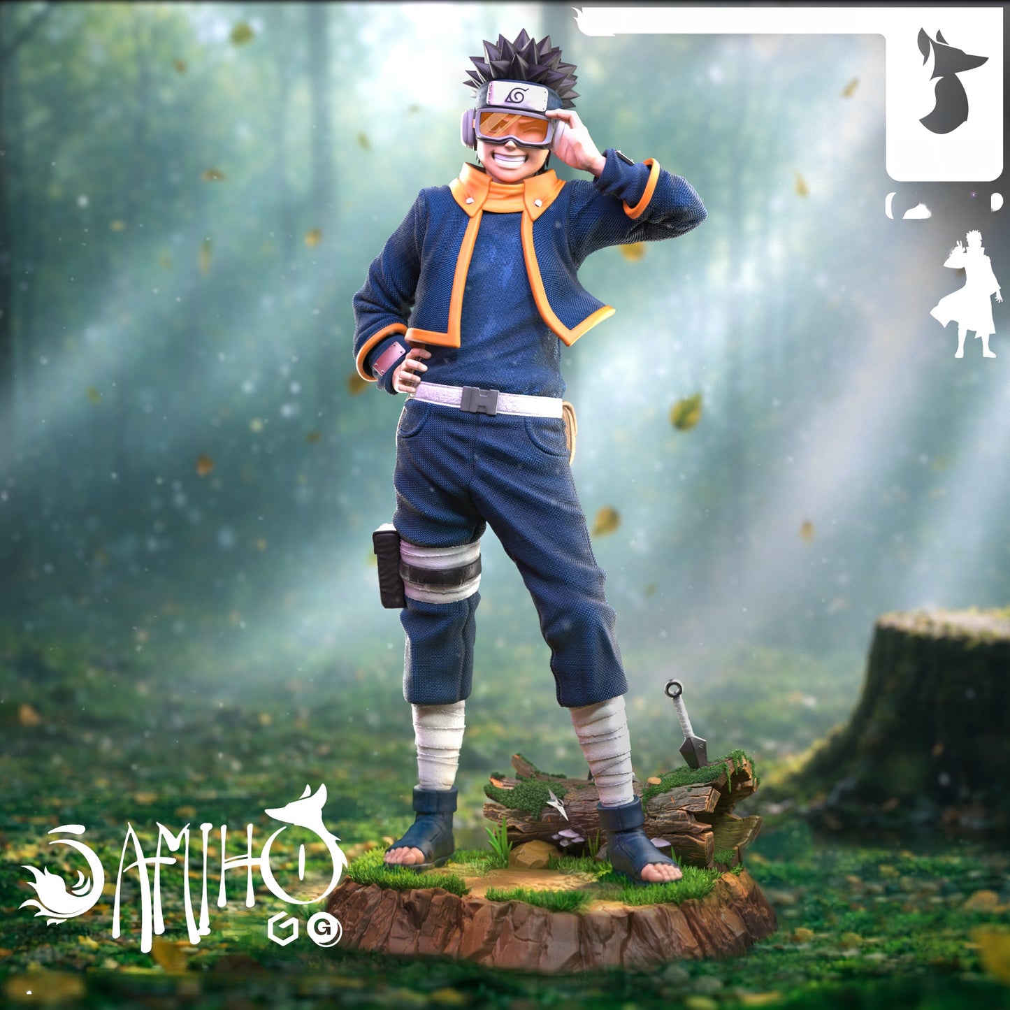 1432 Young Uchiha Obito_Naruto - STL 3D Print Files