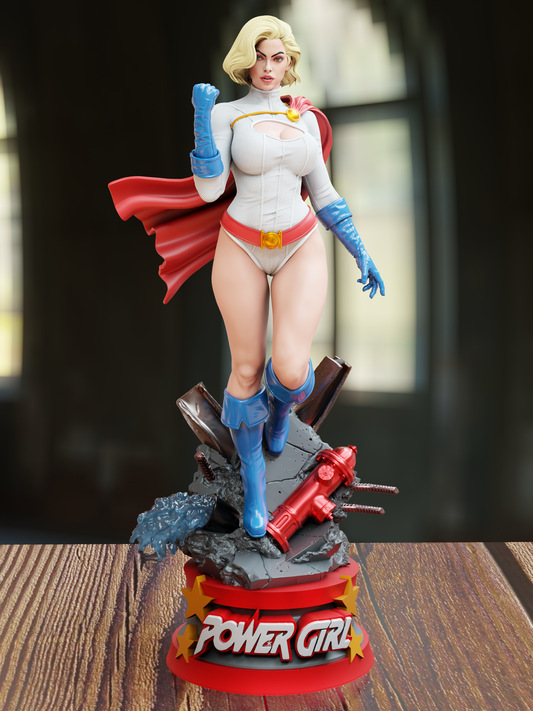 0501 Power Girl NSFW - DC Comics (2106) - STL 3D Print Files