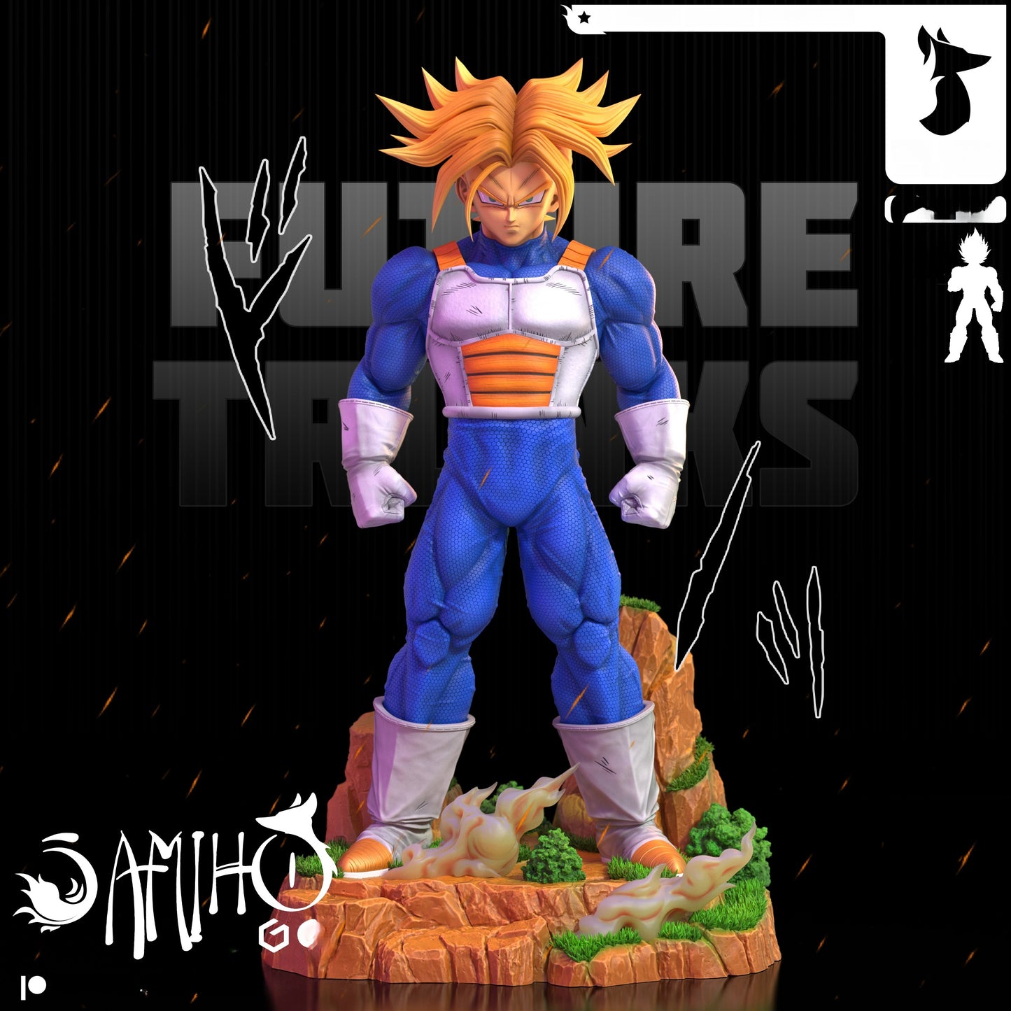 1431 Future Trunks_Dragon Ball - STL 3D Print Files