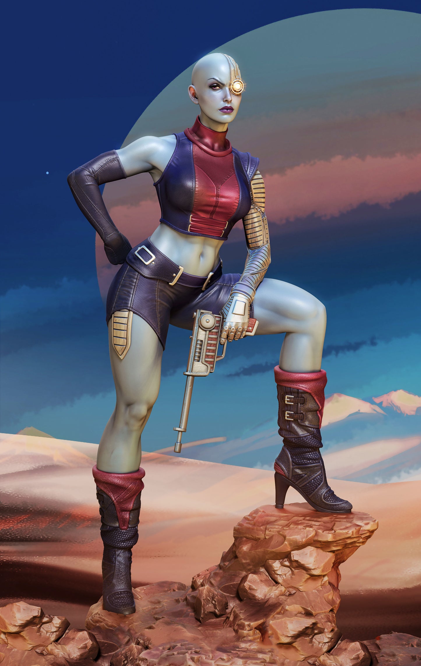 1179 Nebula_Marvel Comics  - STL 3D Print Files