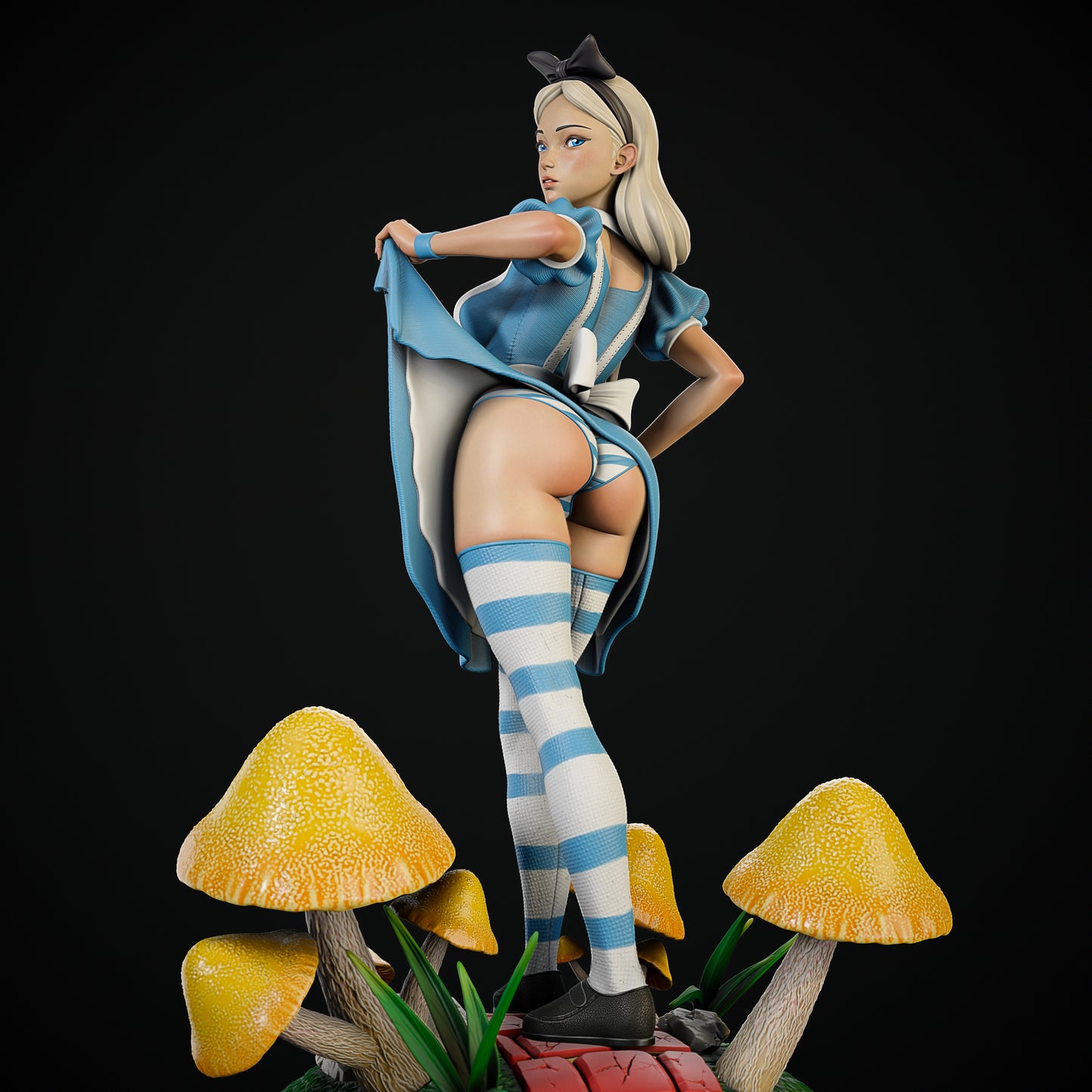 1585 Alice in Wonderland - STL 3D Print Files