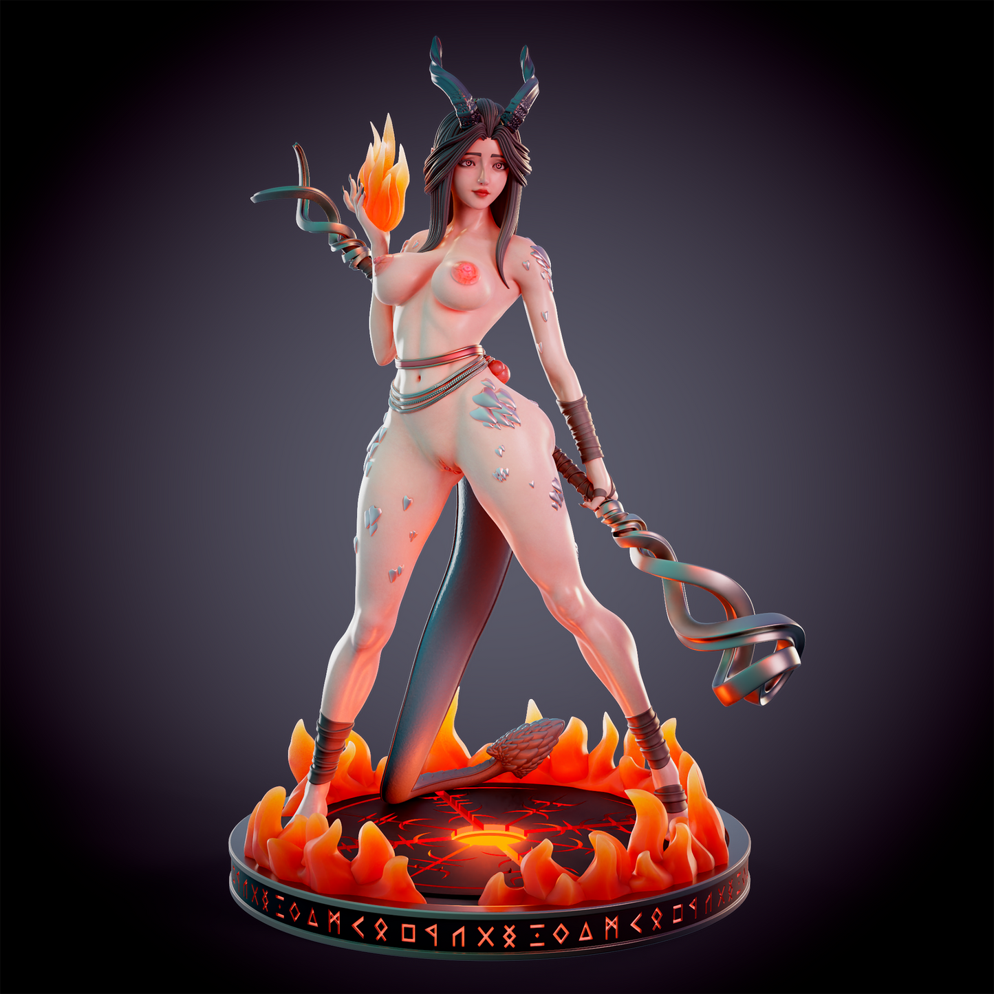 0214 Dragonborn fire priest - STL 3D Print Files