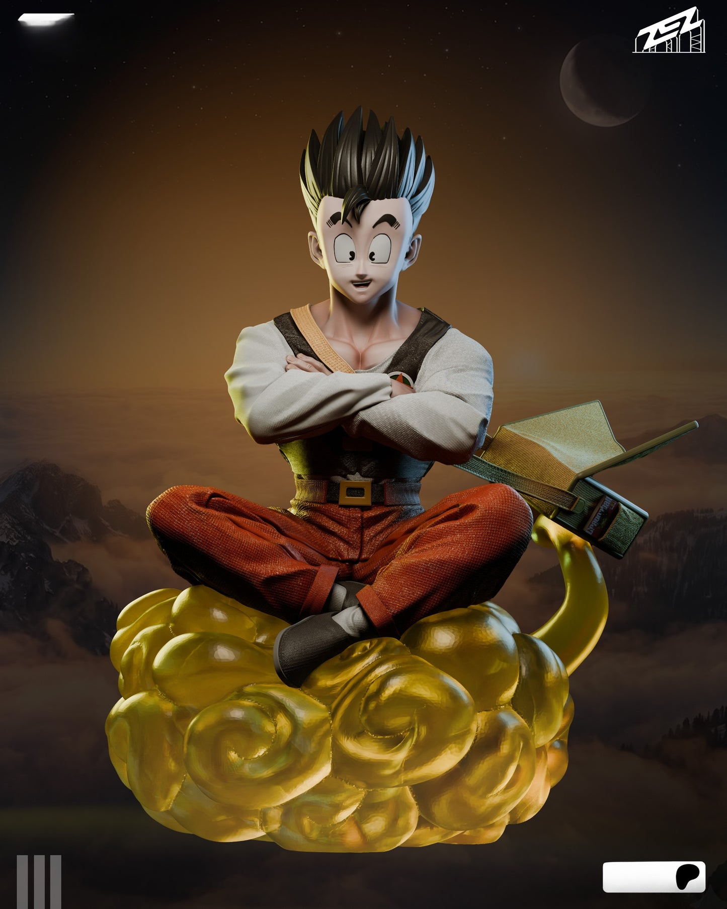 1639 Gohan_Dragon Ball Z - STL 3D Print Files