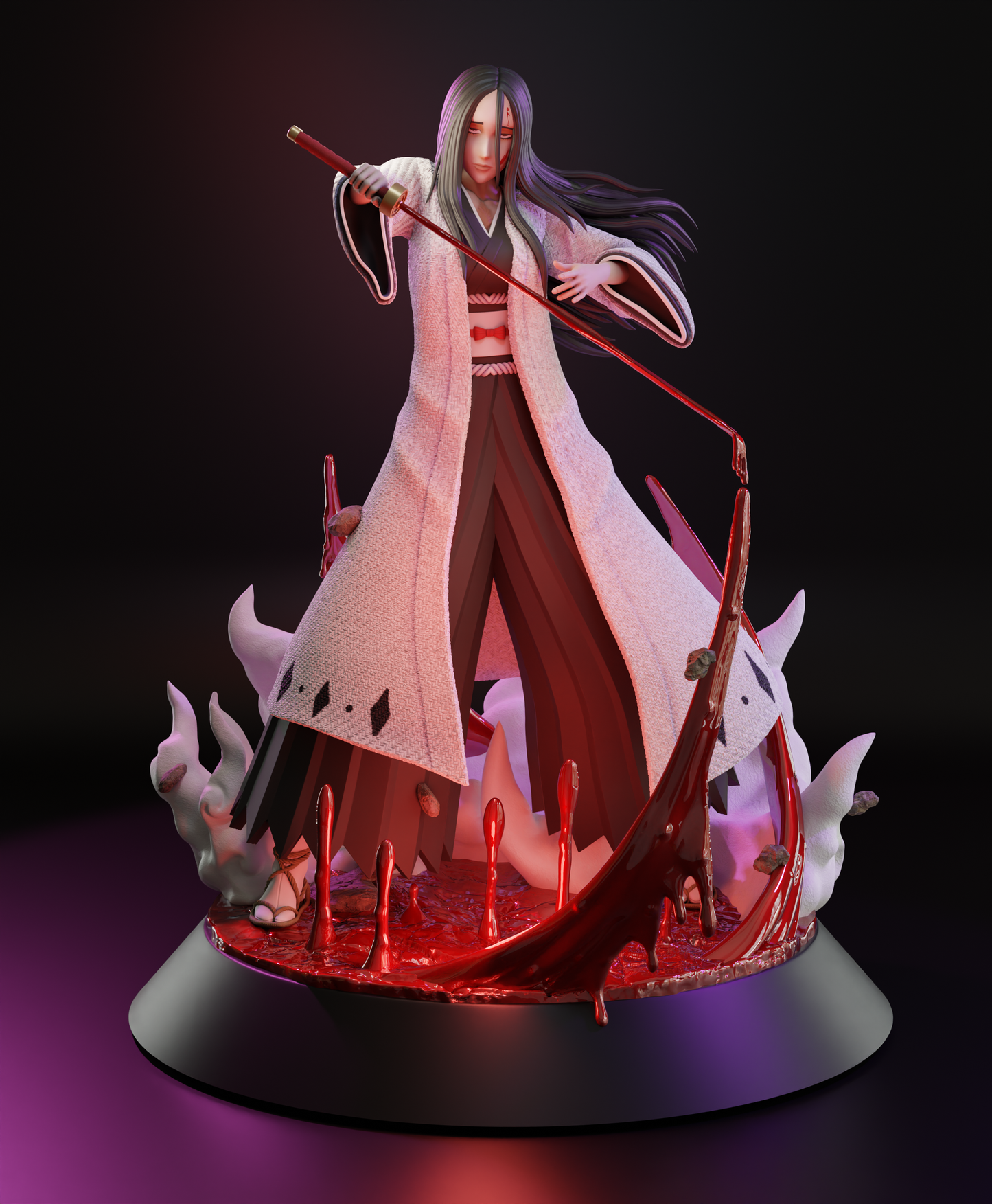 1238 Retsu Unohana_Bleach - STL 3D Print File