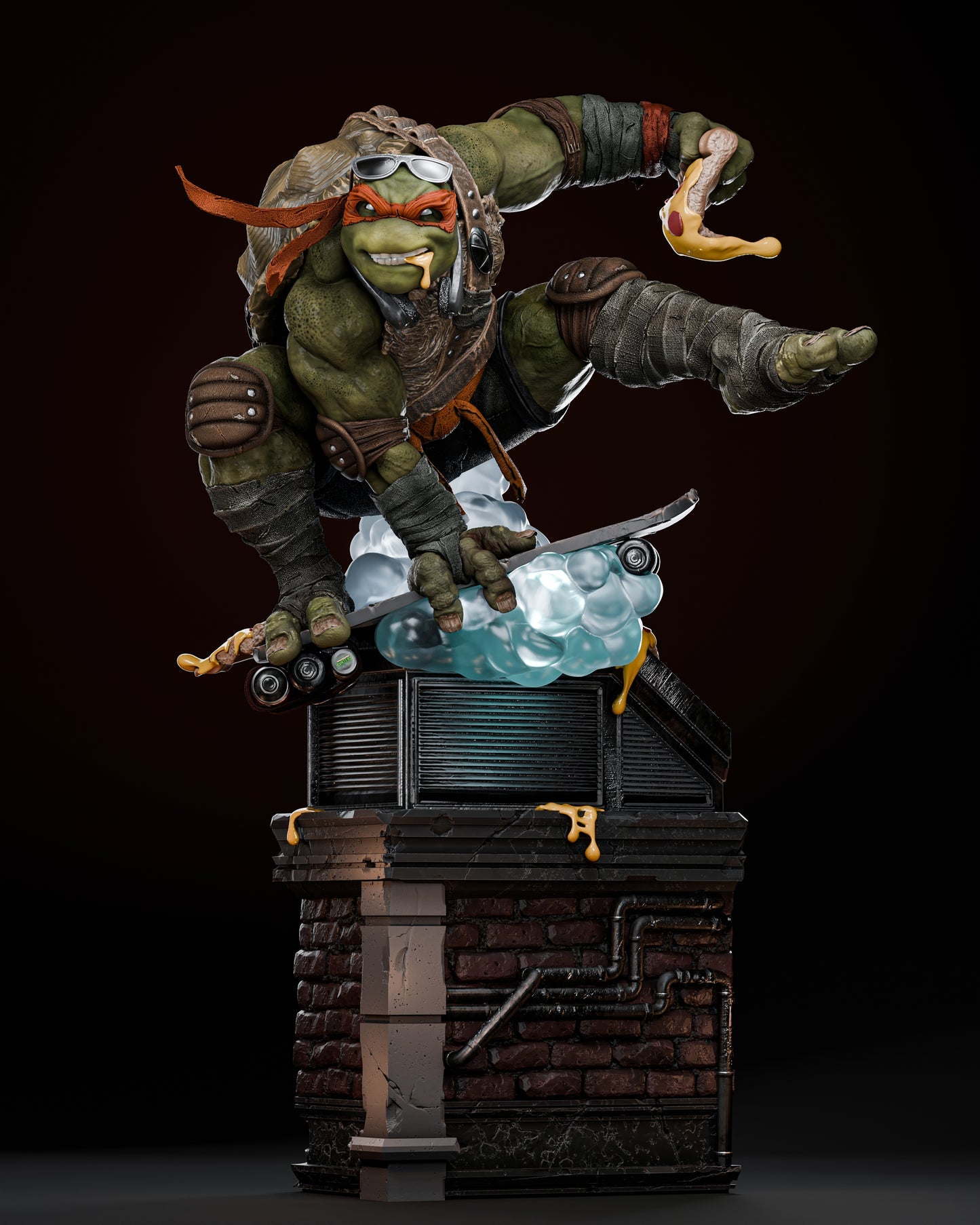 0940 Michelangelo - TMNT (2517) - STL 3D Print Files