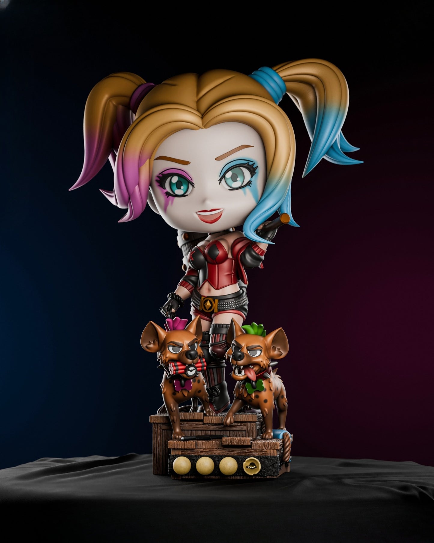 0579 Harley Quinn Chibi - STL 3D Print Files