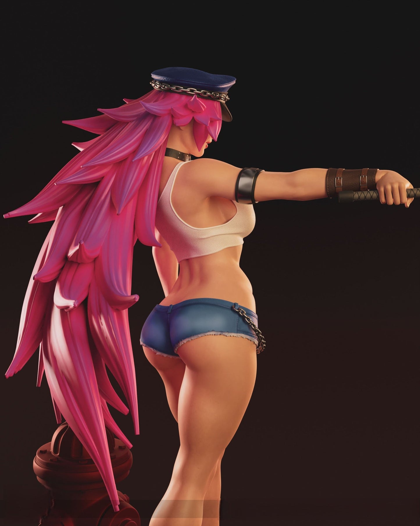 0720 Poison NSFW - Street Fighter (1433) - STL 3D Print Files