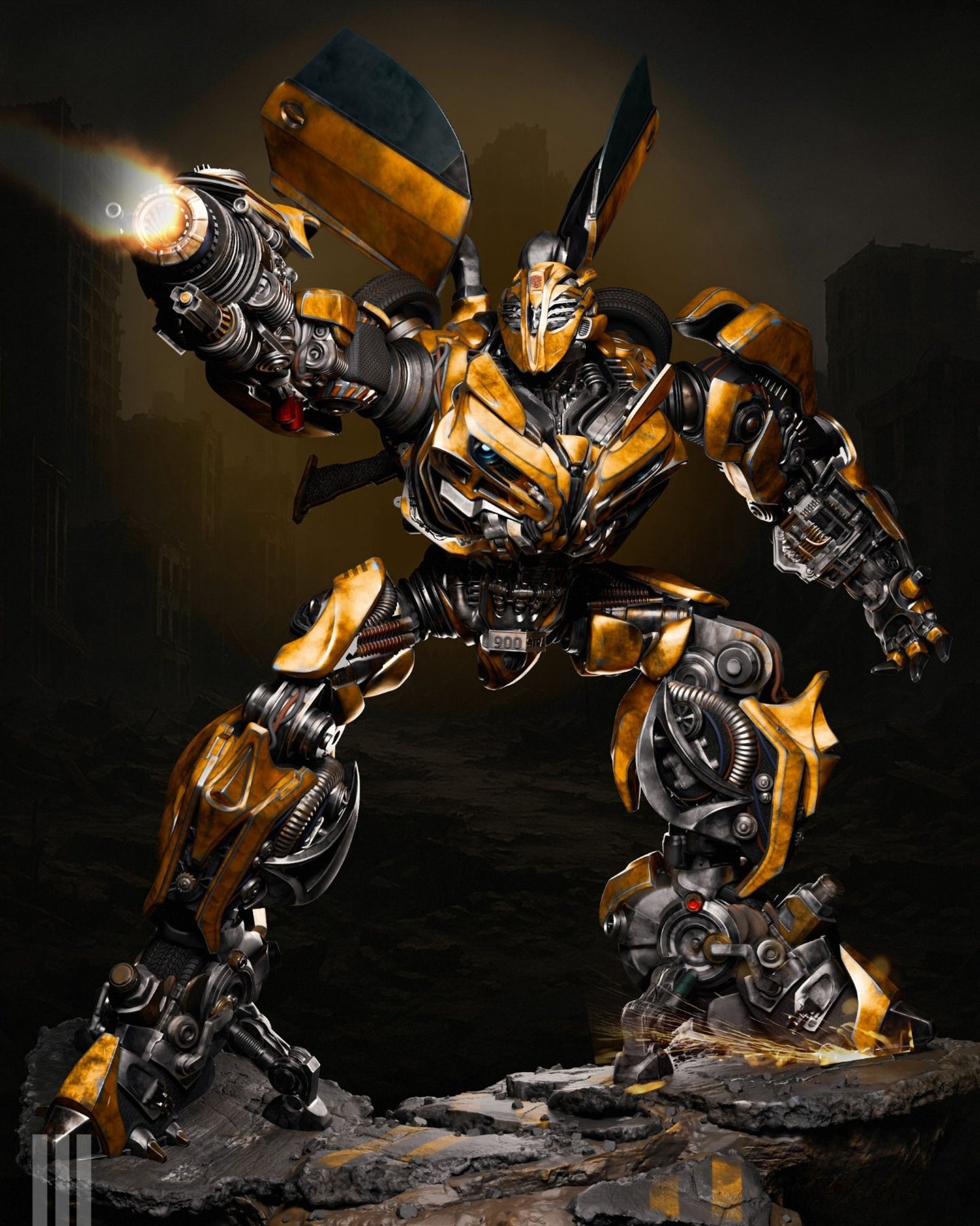 0506 Bumblebee - Transformers (4032) - STL 3D Print Files