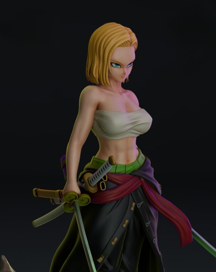 1148 Android 18 vs Zoro - STL 3D Print Files
