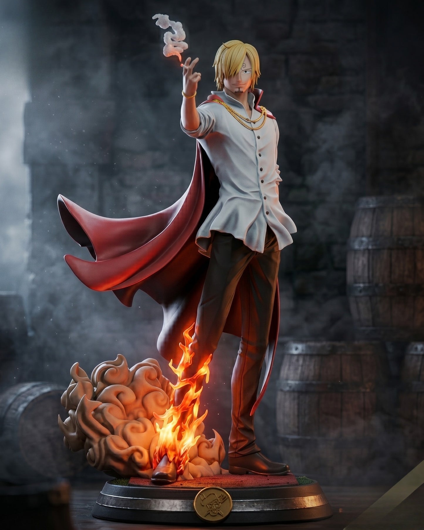 1230 Sanji_One Piece - STL 3D Print File