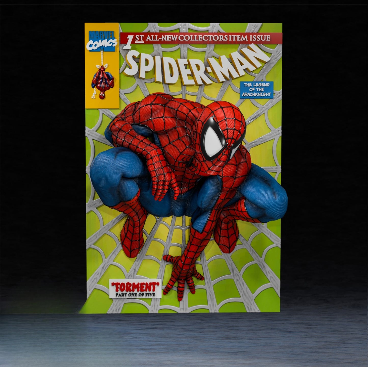 1422 Spiderman Concert Poster - STL 3D Print Files