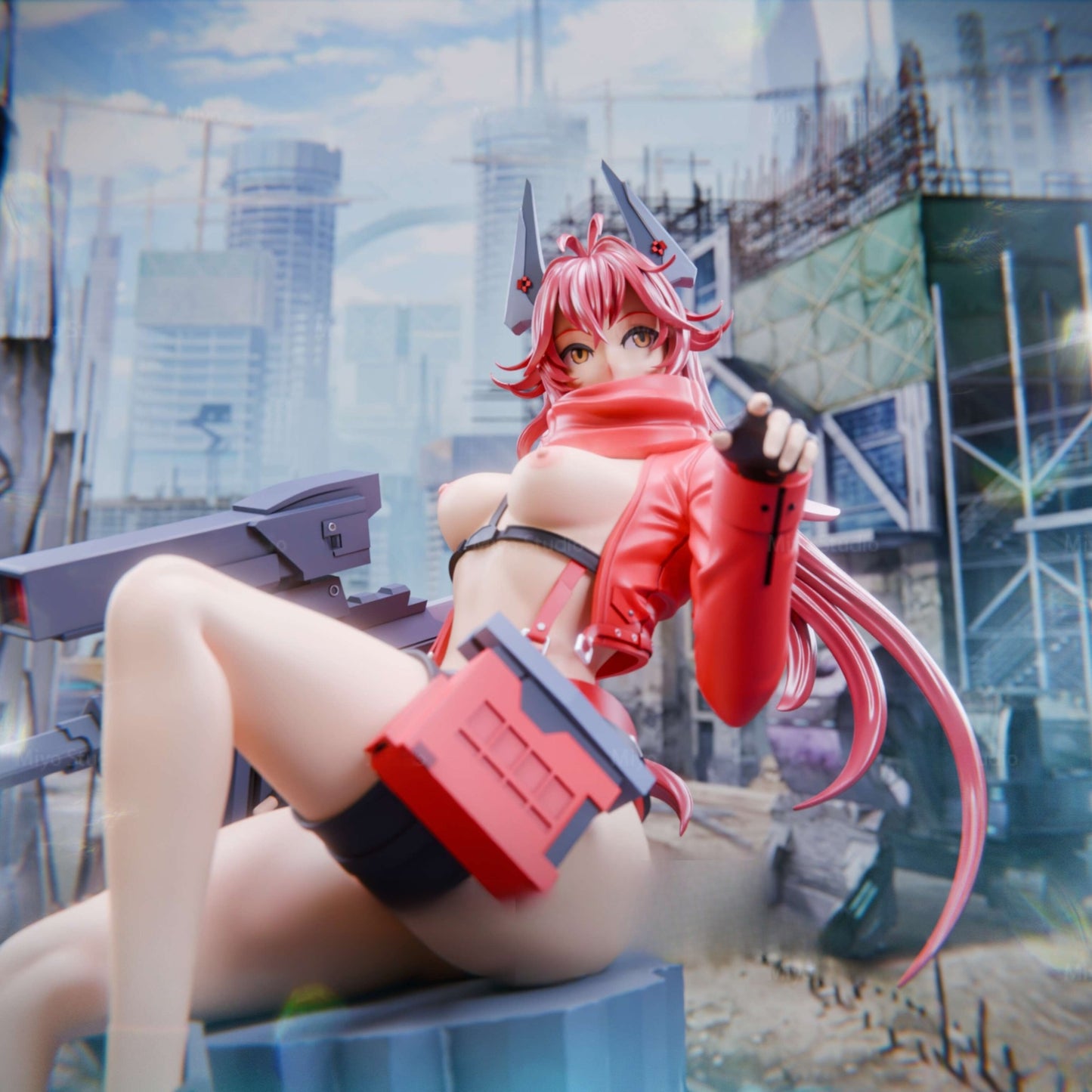 1465 Red Hood_Nikke NSFW - STL 3D Print Files