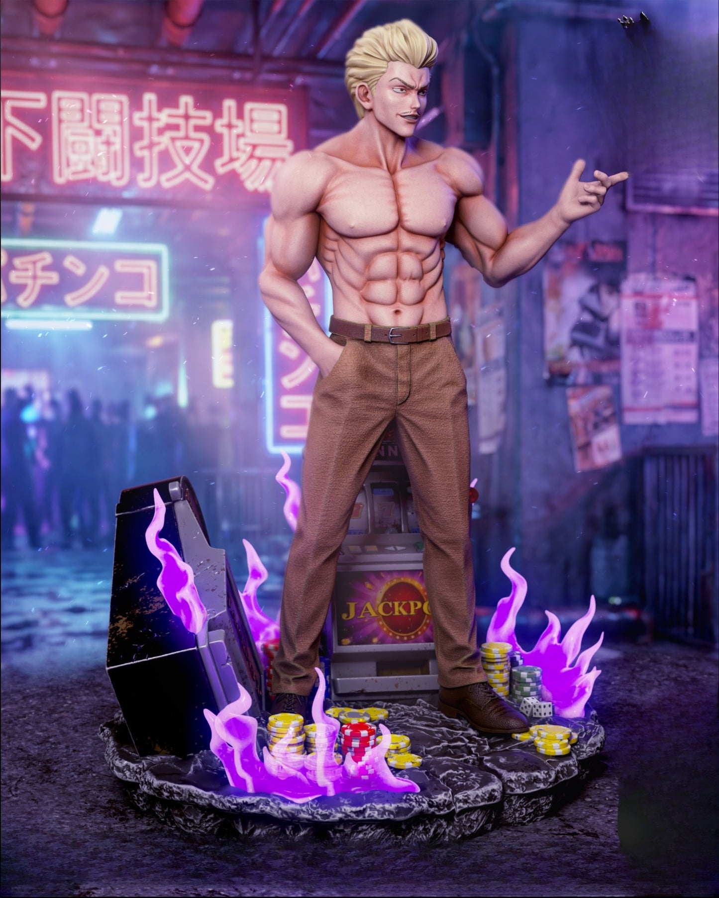 1526 Kinji Hakari_Jujutsu Kaisen - STL 3D Print Files