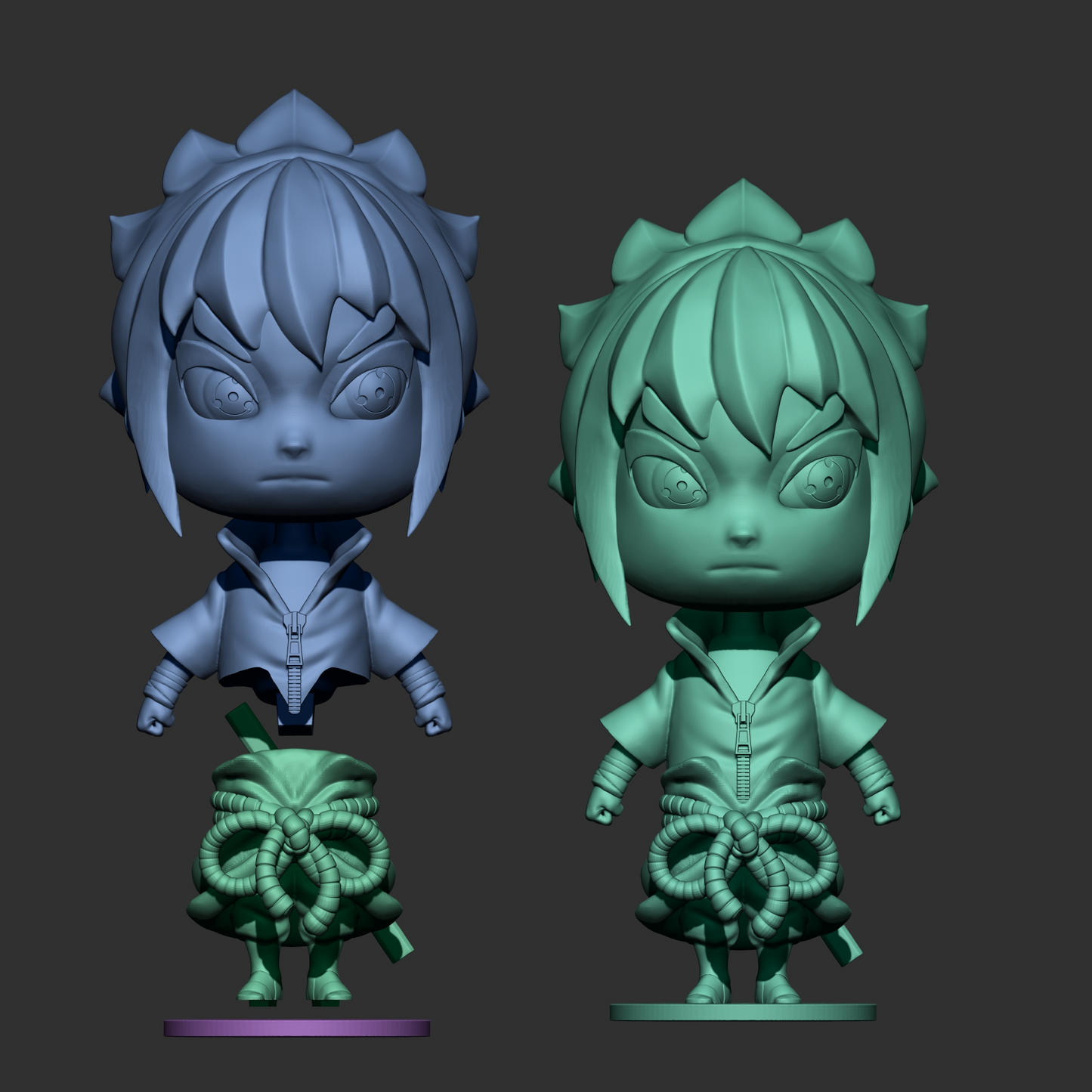 0088 Sasuke Chibi - STL 3D Print Files