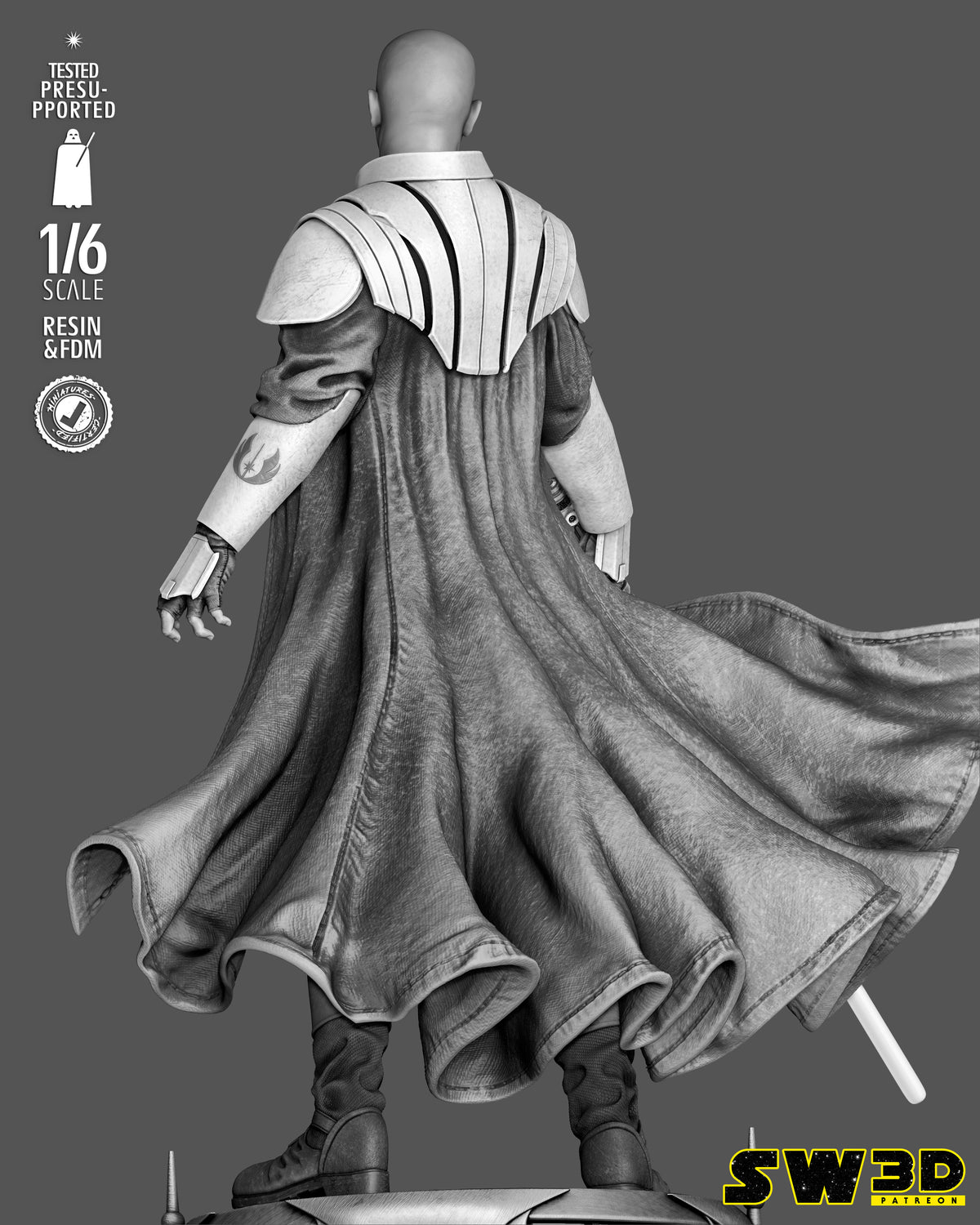 2125 Mace Windu_Star Wars - STL 3D Print Files