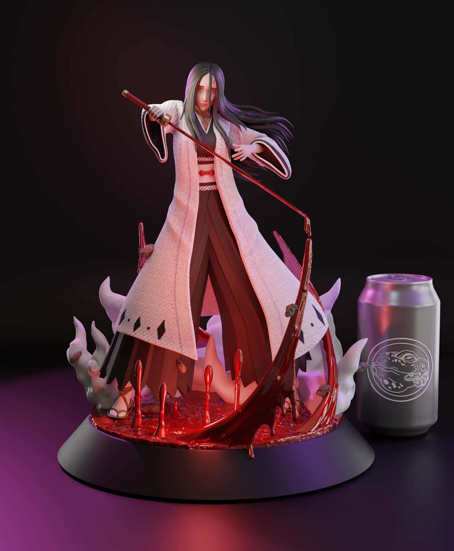 1238 Retsu Unohana_Bleach - STL 3D Print File