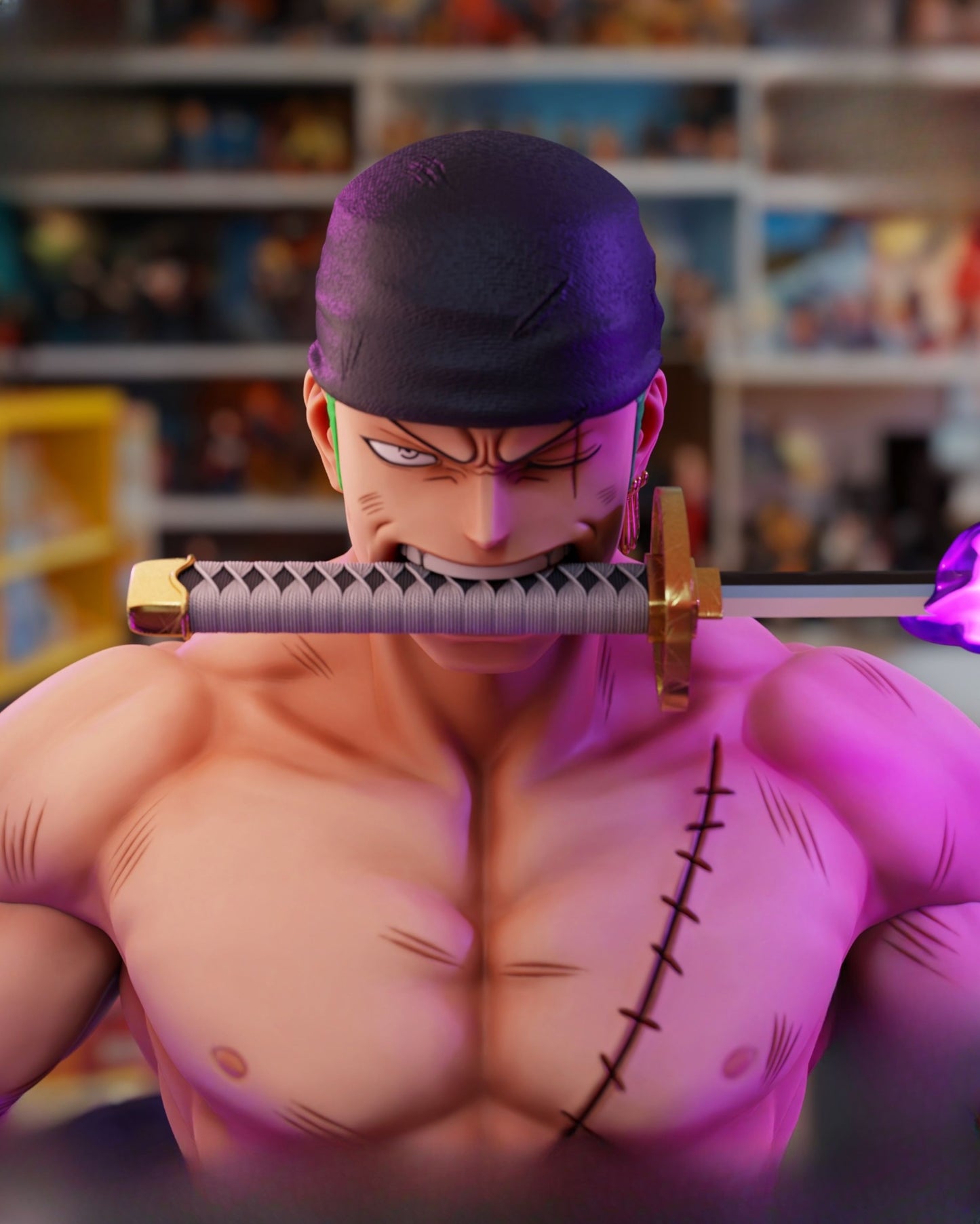 0207 Zoro_One Piece - STL 3D Print Files