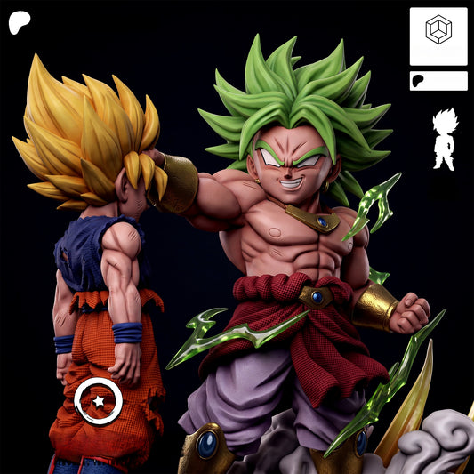1762 Broly vs Goku_Dragon Ball - STL 3D Print Files
