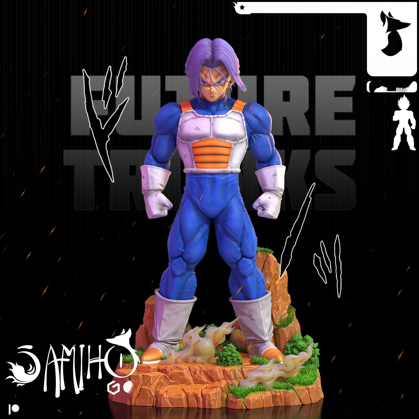 1431 Future Trunks_Dragon Ball - STL 3D Print Files