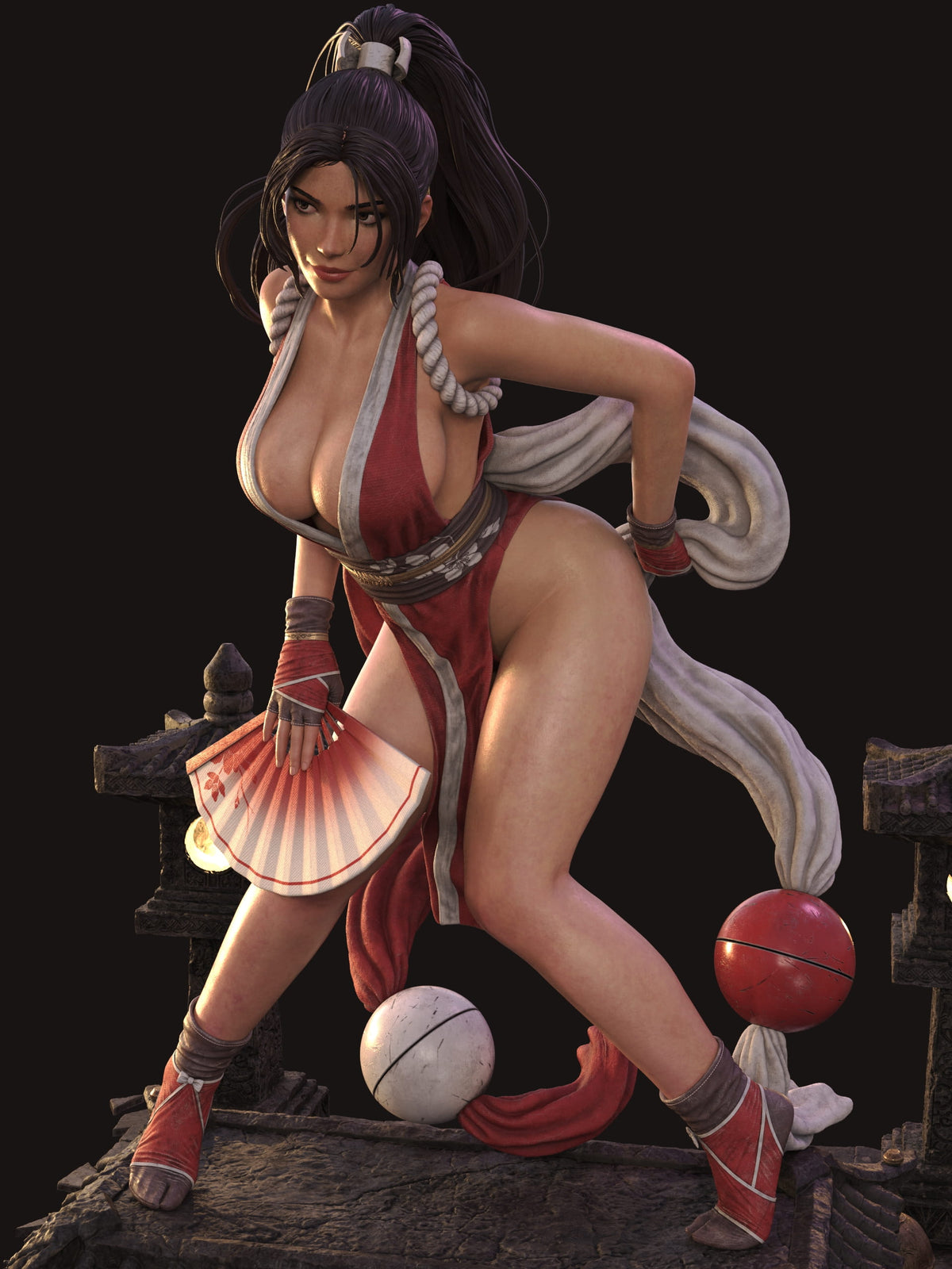 1733 Mai Shiranui_The King of Fighters - STL 3D Print Files