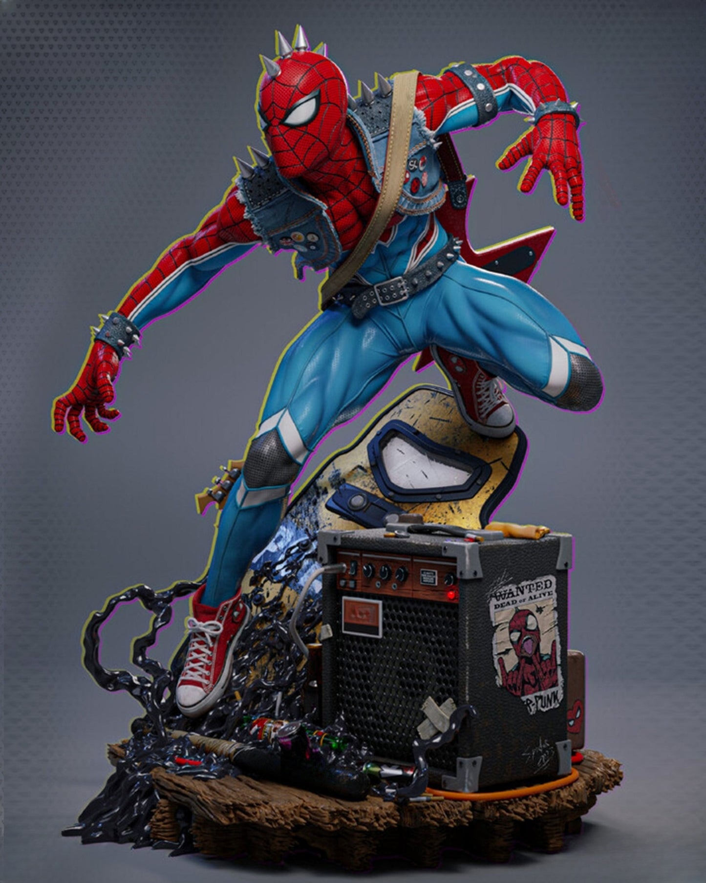 1308 SpiderPunk - STL 3D Print Files