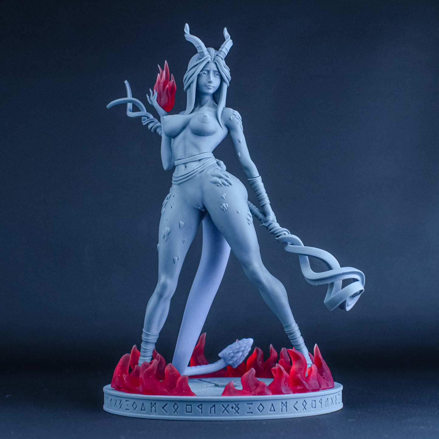 0214 Dragonborn fire priest - STL 3D Print Files