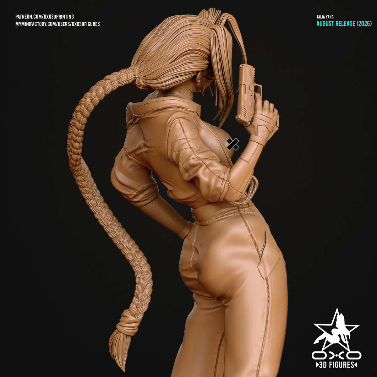 1872 Talia Yang_Cyberpunk - STL 3D Print Files