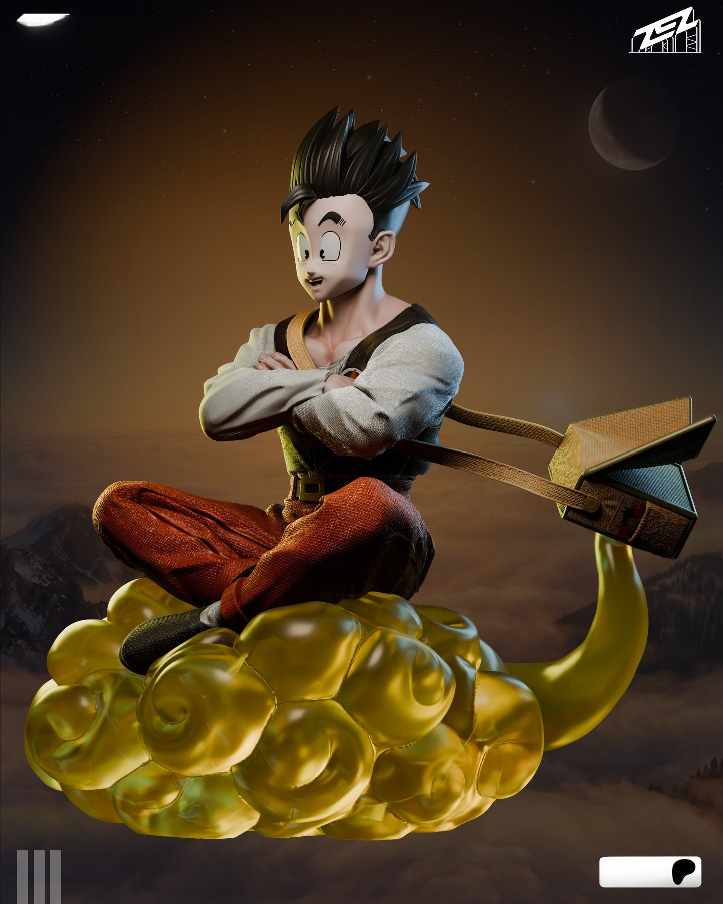 1639 Gohan_Dragon Ball Z - STL 3D Print Files