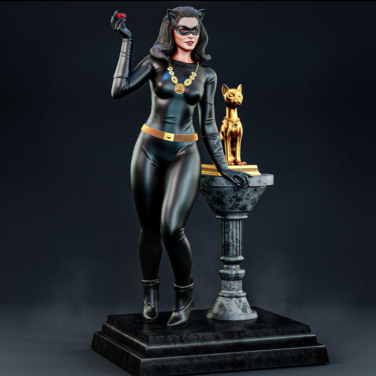 1024 Julie Newmar Catwoman NSFW - STL 3D Print Files