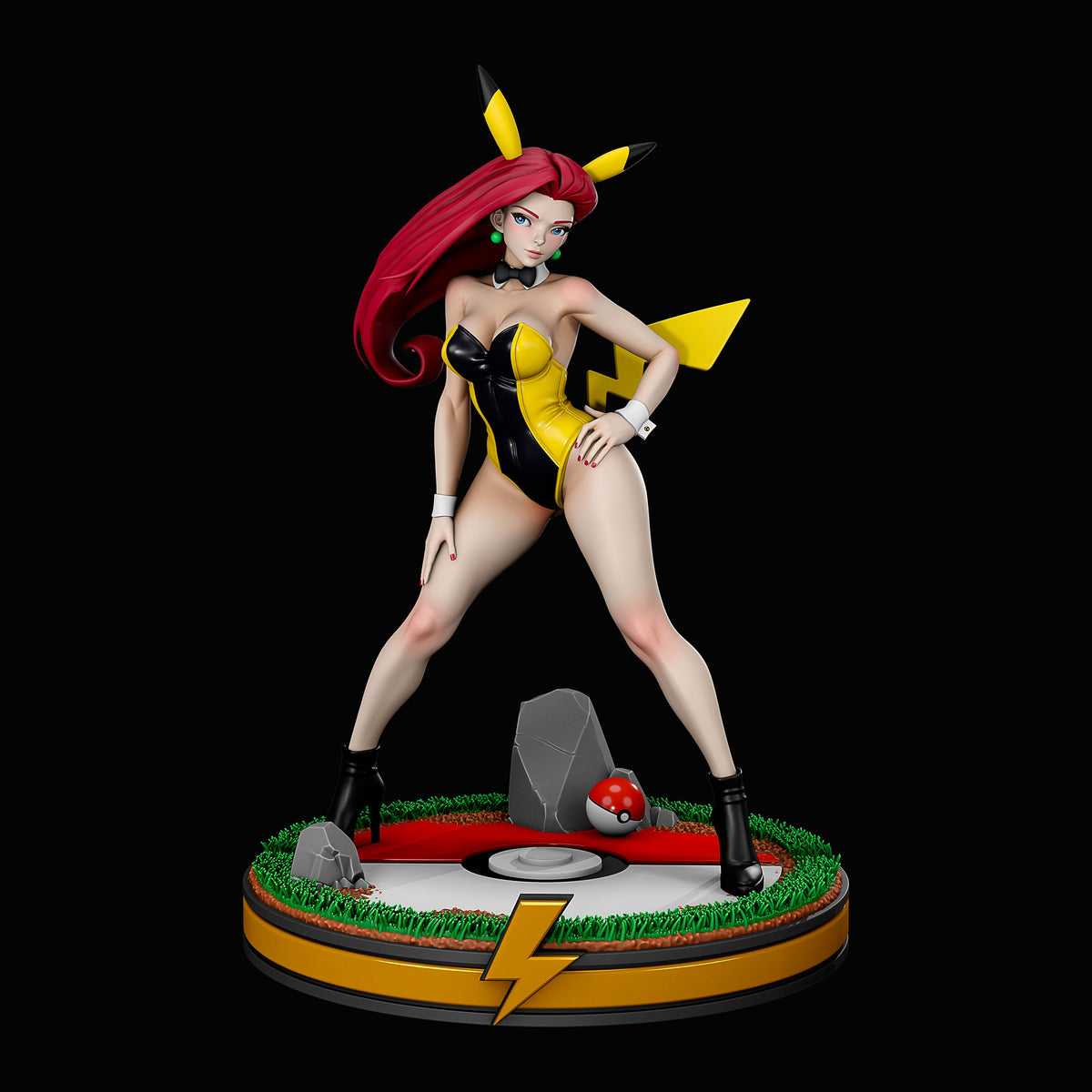 2147 Jessie Pokemon NSFW - STL 3D Print Files
