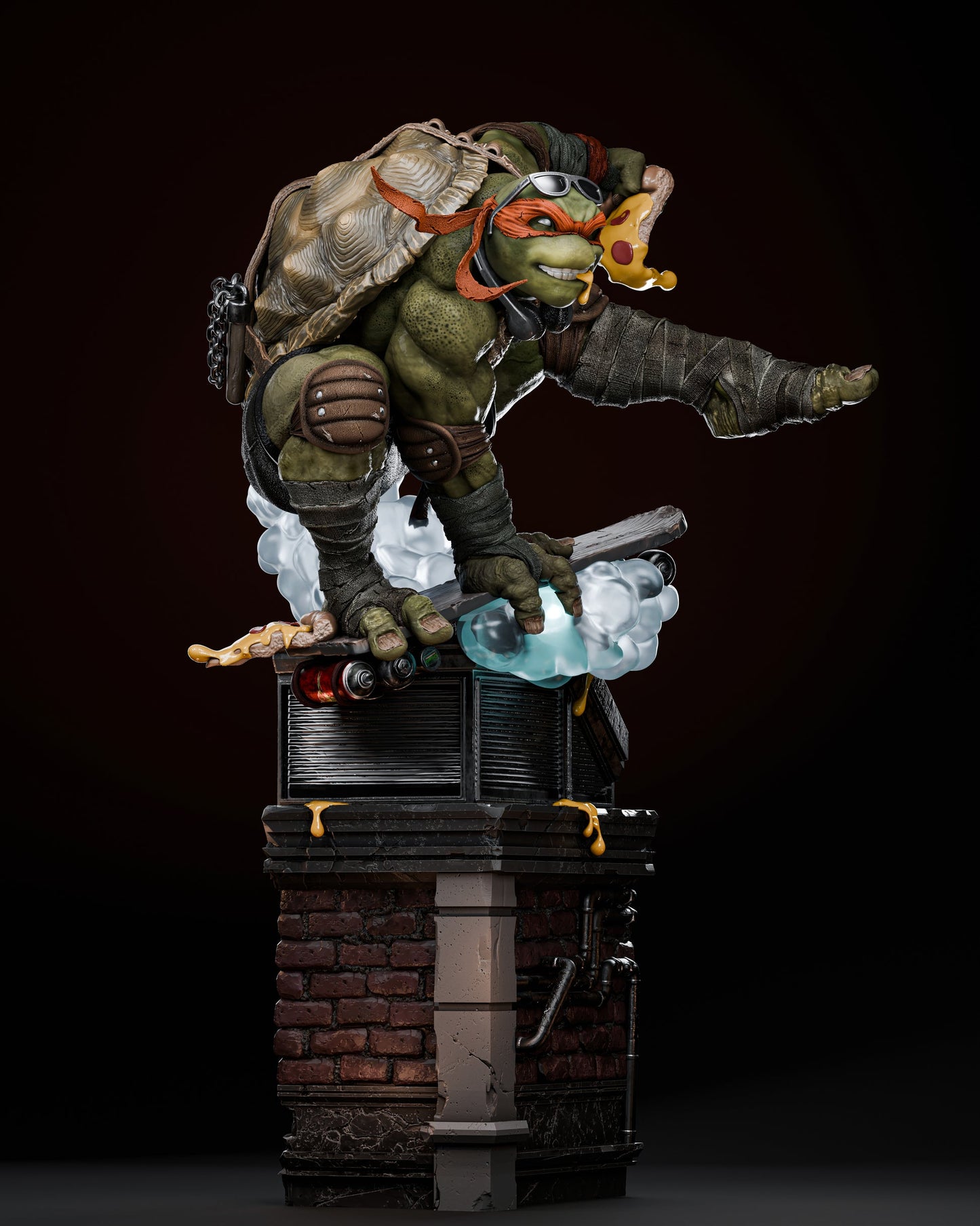 0940 Michelangelo - TMNT (2517) - STL 3D Print Files