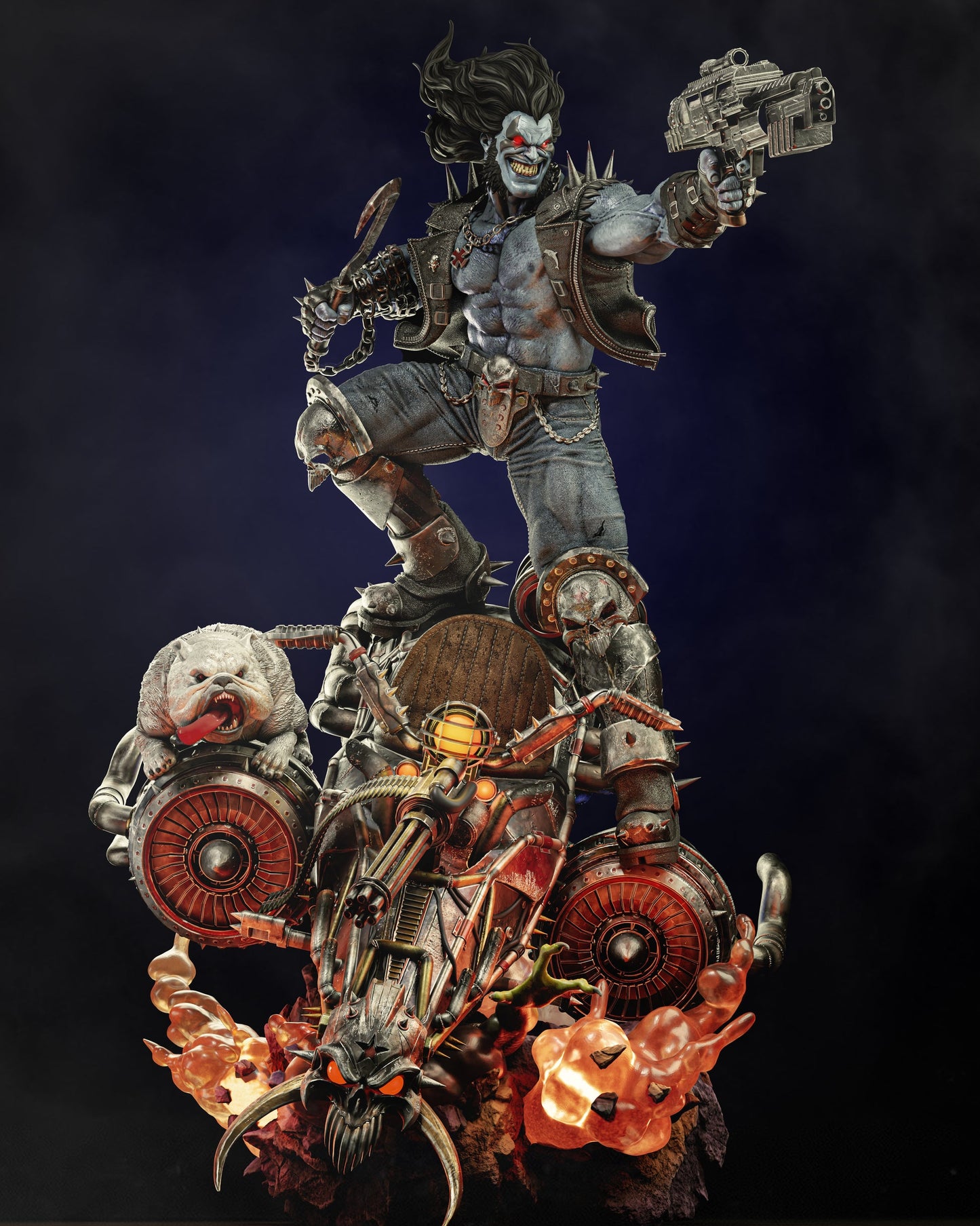 0988 Lobo - DC Comics (2351) - STL 3D Print Files