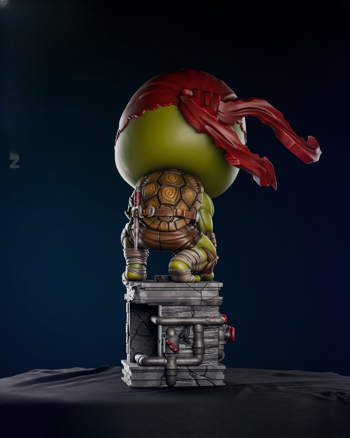 1073 Raphael_Chibi - STL 3D Print Files